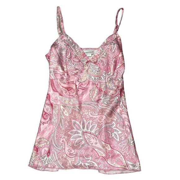 Fashion Bug Y2K Paisley Print Cami Tank - Picture 1 of 6